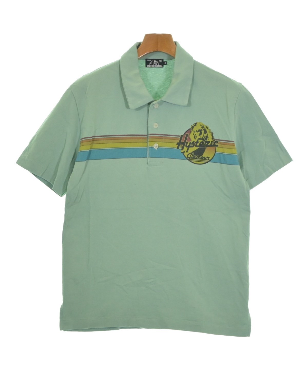 HYSTERIC GLAMOUR（ヒステリックグラマー）ポロシャツ 緑 サイズ:S