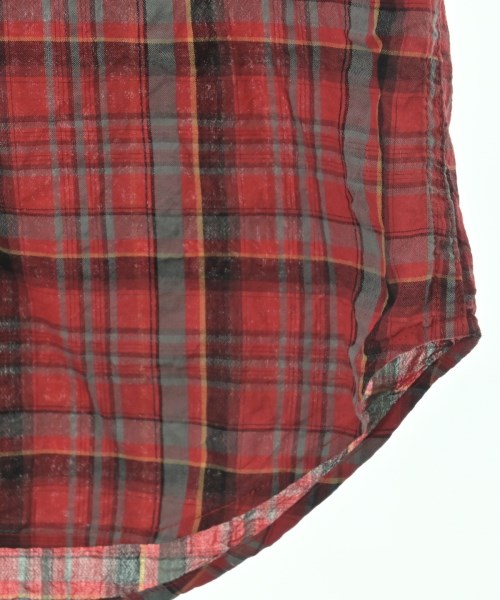 HYSTERIC GLAMOUR（ヒステリックグラマー）カジュアルシャツ 赤 サイズ:S メンズ/2200643652682