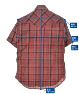 HYSTERIC GLAMOUR（ヒステリックグラマー）カジュアルシャツ 赤 サイズ:S メンズ/2200643652682