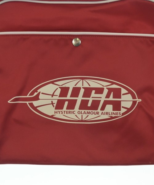 HYSTERIC GLAMOUR（ヒステリックグラマー）ショルダーバッグ 赤 サイズ:- メンズ/2200643652811