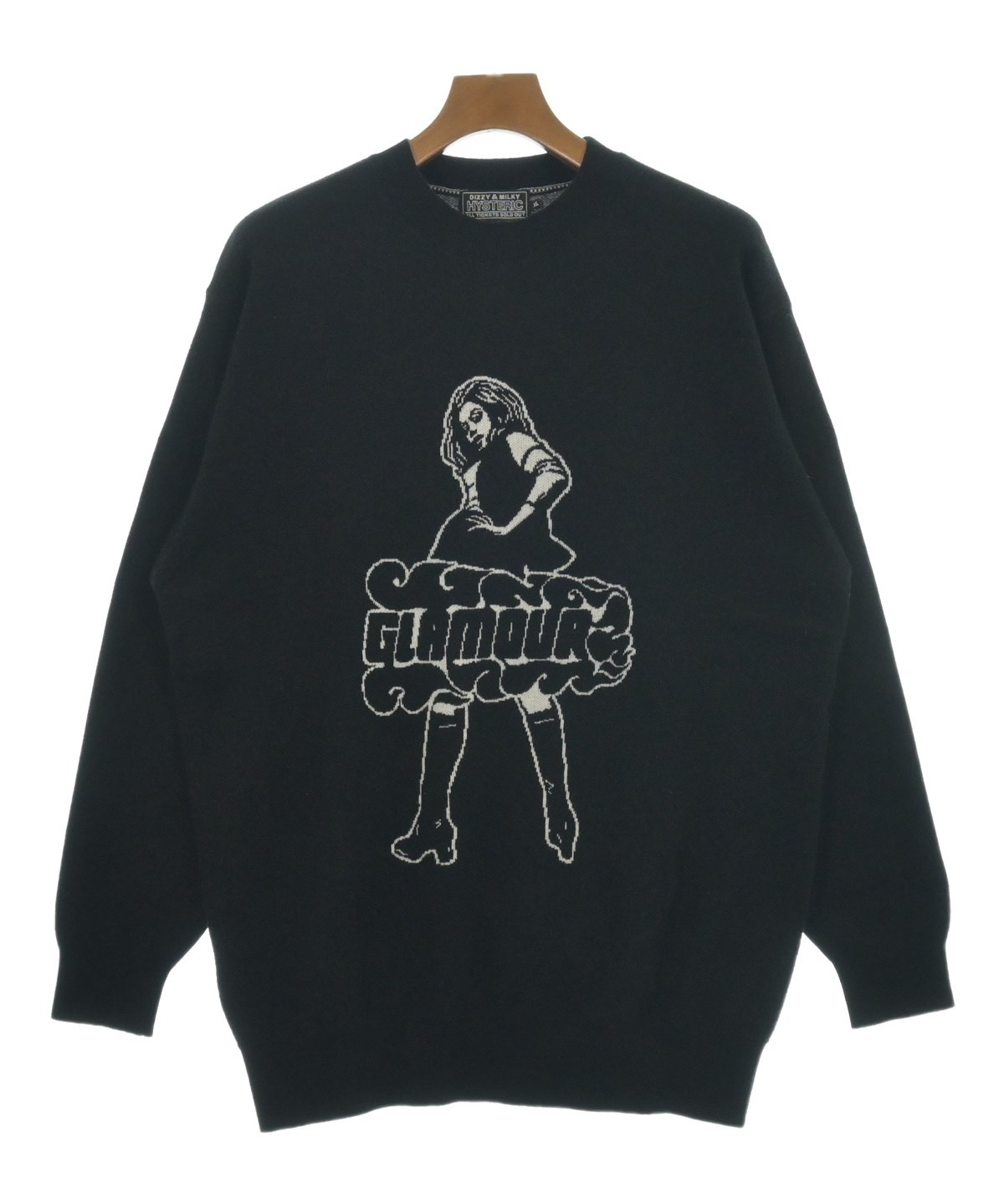 HYSTERIC GLAMOUR（ヒステリックグラマー）ニット・セーター 黒 サイズ