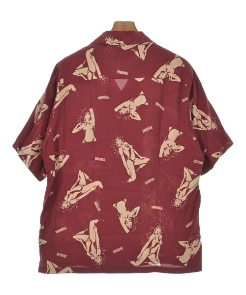 HYSTERIC GLAMOUR（ヒステリックグラマー）カジュアルシャツ 赤 サイズ:L メンズ/2200661837436