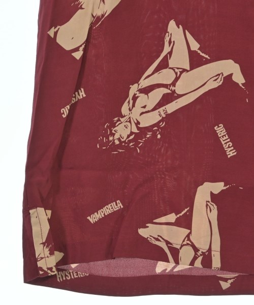 HYSTERIC GLAMOUR（ヒステリックグラマー）カジュアルシャツ 赤 サイズ:L メンズ/2200661837436