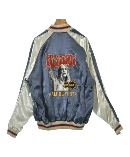 HYSTERIC GLAMOUR（ヒステリックグラマー）スタジャン 紺 サイズ:L メンズ/2200665941030