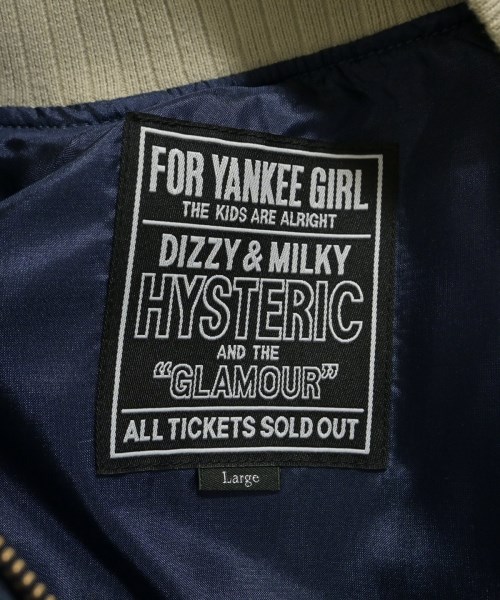 HYSTERIC GLAMOUR（ヒステリックグラマー）スタジャン 紺 サイズ:L メンズ/2200665941030