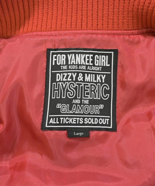 HYSTERIC GLAMOUR（ヒステリックグラマー）スタジャン 赤 サイズ:L メンズ/2200667286016