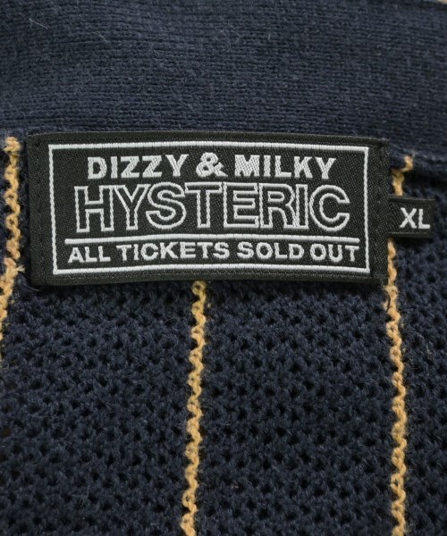 HYSTERIC GLAMOUR（ヒステリックグラマー）カーディガン 紺 サイズ:XL メンズ/2200667360020