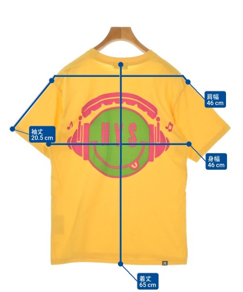 HYSTERIC GLAMOUR（ヒステリックグラマー）Tシャツ・カットソー 黄 サイズ:S メンズ/2200671129033