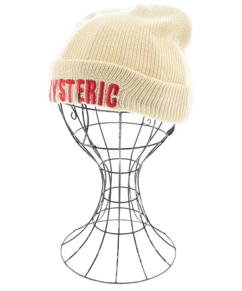 HYSTERIC GLAMOUR(ヒステリックグラマー)ニットキャップ・ビーニー ベージュ サイズ:F/2200666645074