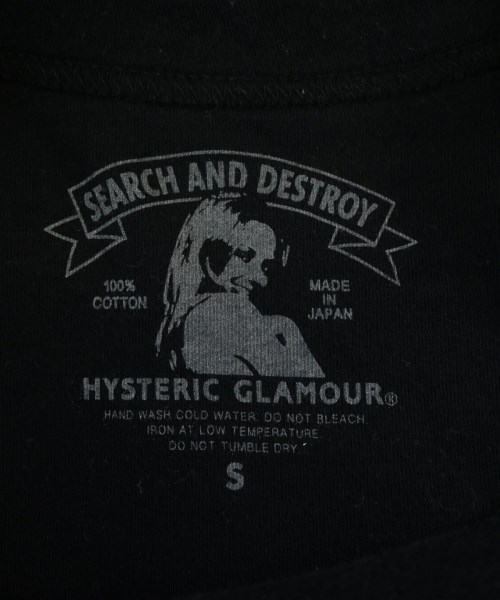 HYSTERIC GLAMOUR（ヒステリックグラマー）Tシャツ・カットソー 黒 サイズ:S メンズ/2200729741040