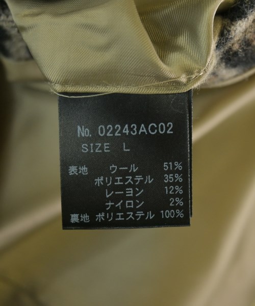 HYSTERIC GLAMOUR（ヒステリックグラマー）チェスターコート 茶 サイズ:L メンズ/2200729946018