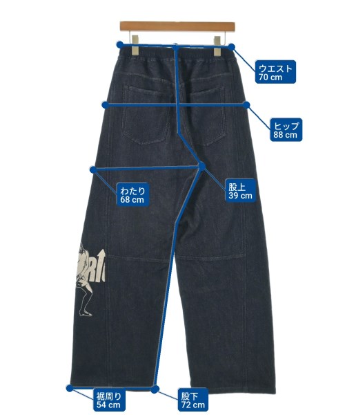 HYSTERIC GLAMOUR（ヒステリックグラマー）スウェットパンツ 紺 サイズ:L メンズ/2200730065043