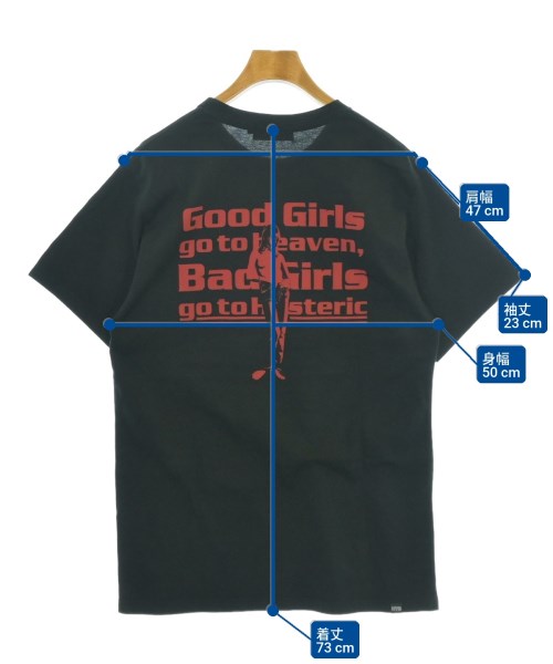 HYSTERIC GLAMOUR（ヒステリックグラマー）Tシャツ・カットソー 黒 サイズ:M メンズ/2200733232039
