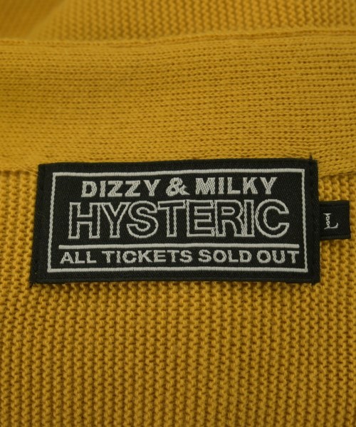 HYSTERIC GLAMOUR（ヒステリックグラマー）カーディガン 黄 サイズ:L メンズ/2200720348040