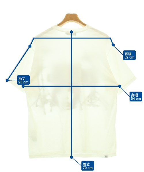 HYSTERIC GLAMOUR（ヒステリックグラマー）Tシャツ・カットソー 白 サイズ:XL メンズ/2200724223084