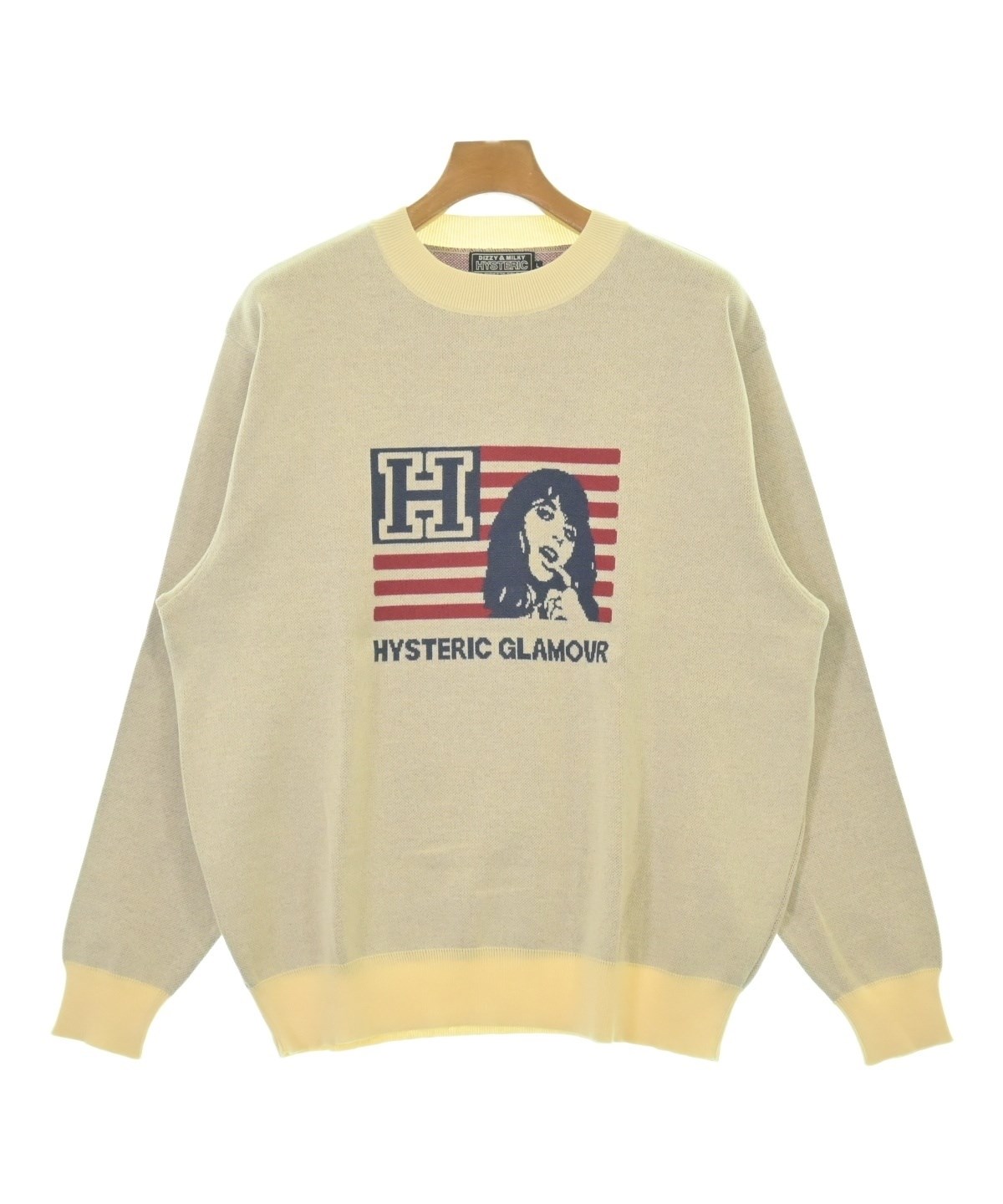 HYSTERIC GLAMOUR ニット Sサイズ HYSTERIC GLAMOUR（ヒステリックグラマー）ニット・セーター ベージュ