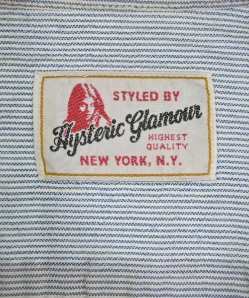 HYSTERIC GLAMOUR（ヒステリックグラマー）カジュアルシャツ 紺 サイズ:M メンズ/2200727223098