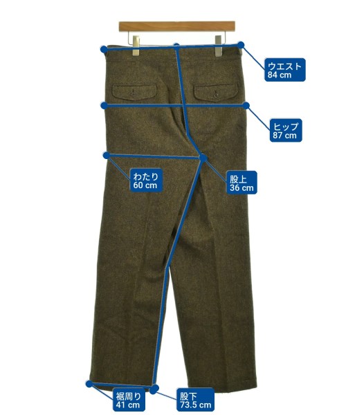 HYSTERIC GLAMOUR（ヒステリックグラマー）スラックス 茶 サイズ:M メンズ/2200727223104