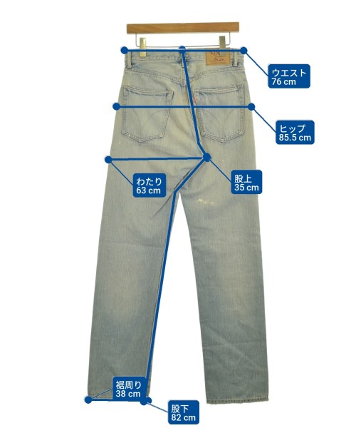 HYSTERIC GLAMOUR（ヒステリックグラマー）デニムパンツ 青 サイズ:28(S位) メンズ/2200727723024