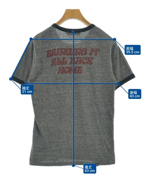 HYSTERIC GLAMOUR（ヒステリックグラマー）Tシャツ・カットソー グレー サイズ:S メンズ/2200727973030