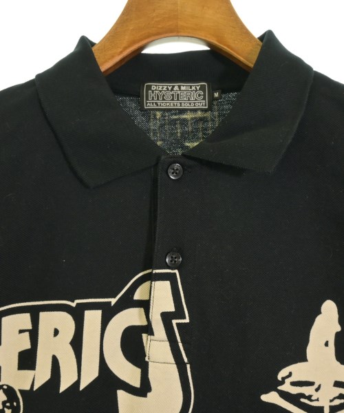 HYSTERIC GLAMOUR（ヒステリックグラマー）ポロシャツ 黒 サイズ:M メンズ/2200728707047
