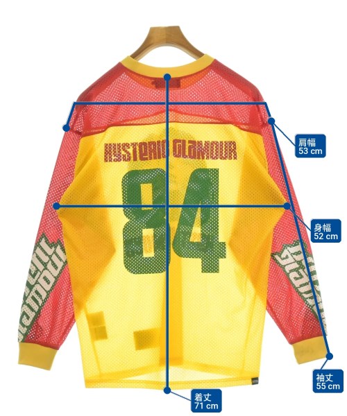 HYSTERIC GLAMOUR（ヒステリックグラマー）Tシャツ・カットソー 黄 サイズ:M メンズ/2200728707054