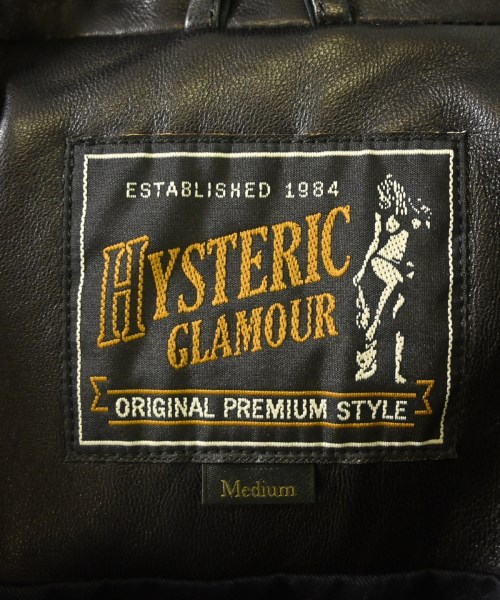 HYSTERIC GLAMOUR（ヒステリックグラマー）ライダース 黒 サイズ:M メンズ/2200680976024