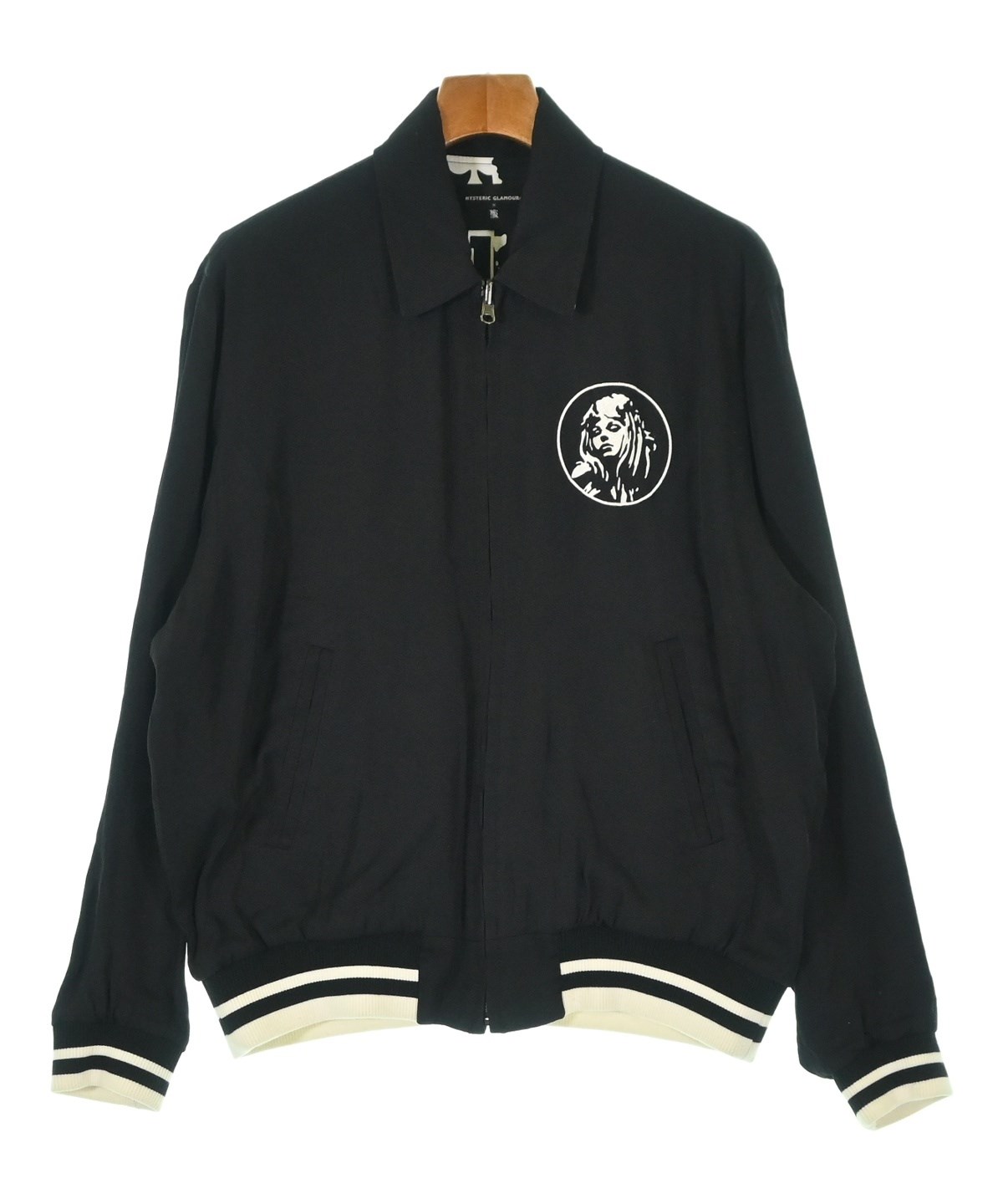 HYSTERIC GLAMOUR（ヒステリックグラマー）ブルゾン 黒 サイズ:38(S位