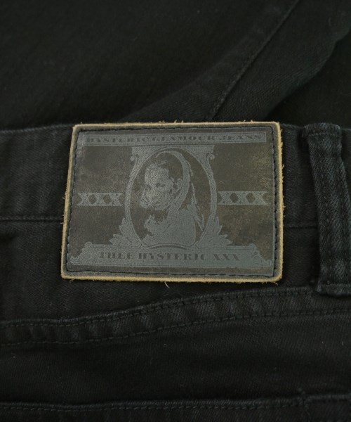 HYSTERIC GLAMOUR（ヒステリックグラマー）デニムパンツ 黒 サイズ:32(L位) メンズ/2200680976093