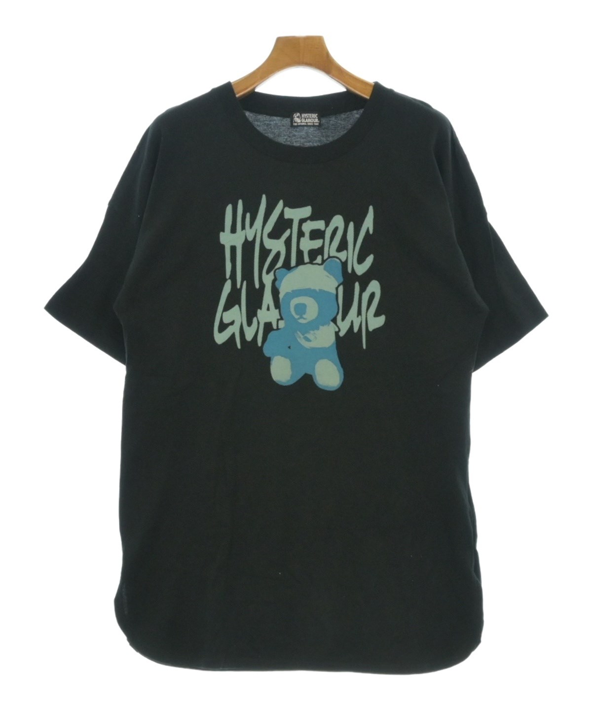 初期　ヒステリックグラマー　キャラクター　ラメ　tシャツ ブラック HYSTERIC GLAMOUR（ヒステリックグラマー）Tシャツ・カットソー 黒