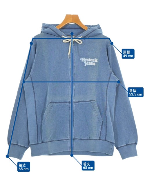 HYSTERIC GLAMOUR（ヒステリックグラマー）パーカー 青 サイズ:M メンズ/2200686428046