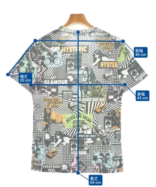 HYSTERIC GLAMOUR（ヒステリックグラマー）Tシャツ・カットソー グレー サイズ:S メンズ/2200688400019