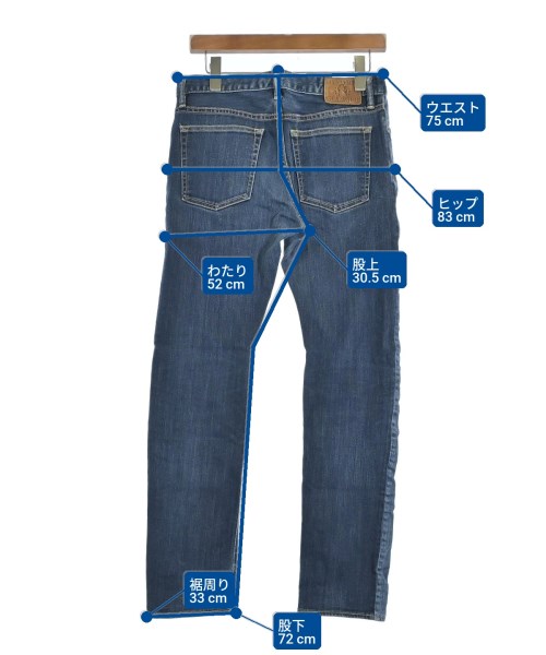 HYSTERIC GLAMOUR（ヒステリックグラマー）デニムパンツ 青 サイズ:32(L位) メンズ/2200689092039