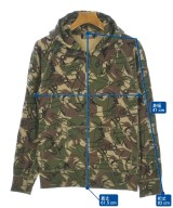HYSTERIC GLAMOUR（ヒステリックグラマー）パーカー カーキ サイズ:S メンズ/2200689205118