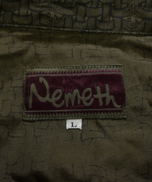 Nemeth（ネメス）カジュアルシャツ カーキ サイズ:L メンズ/2200676845020