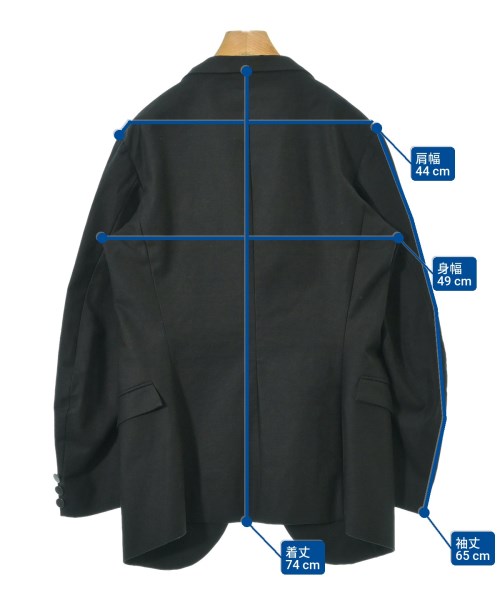 Nemeth（ネメス）テーラードジャケット 黒 サイズ:L メンズ/2200672083044