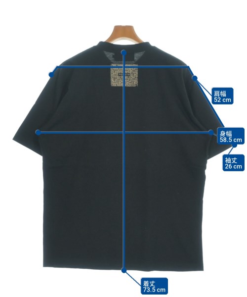 Nemeth（ネメス）Tシャツ・カットソー 黒 サイズ:LL(XL位) メンズ/2200730527077