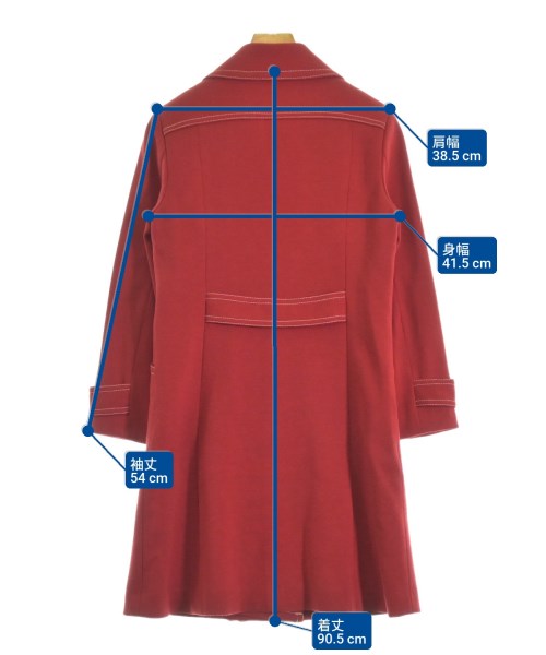 Hysterics（ヒステリックス）チェスターコート 赤 サイズ:F レディース/2200657727017