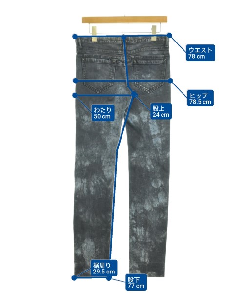 DIET BUTCHER SLIM SKIN（ダイエットブッチャースリムスキン）デニムパンツ 紺 サイズ:-(S位) メンズ/2200525046349