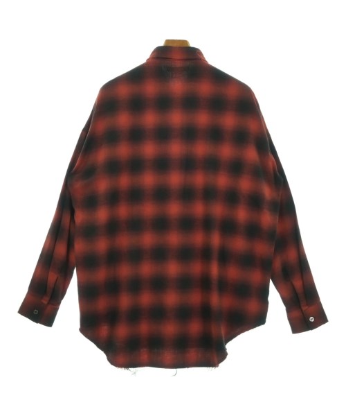 DIET BUTCHER SLIM SKIN（ダイエットブッチャースリムスキン）カジュアルシャツ 赤 サイズ:M メンズ/2200620340793