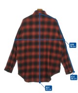 DIET BUTCHER SLIM SKIN（ダイエットブッチャースリムスキン）カジュアルシャツ 赤 サイズ:M メンズ/2200620340793