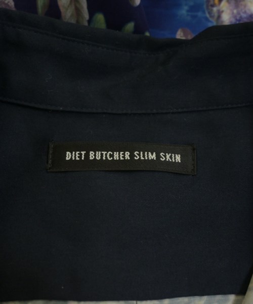DIET BUTCHER SLIM SKIN（ダイエットブッチャースリムスキン）カジュアルシャツ 紺 サイズ:2(M位) メンズ/2200698860599