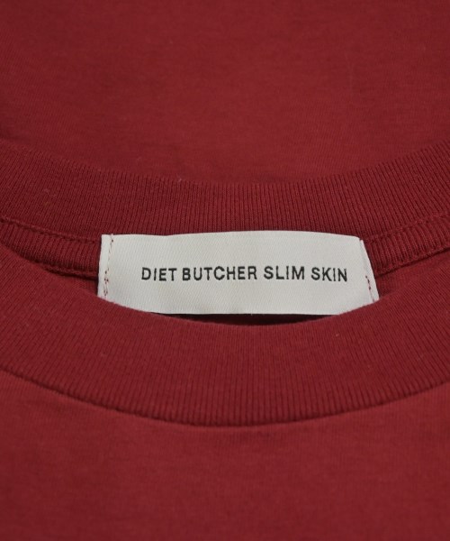 DIET BUTCHER SLIM SKIN（ダイエットブッチャースリムスキン）Tシャツ・カットソー 赤 サイズ:1(S位) メンズ/2200650781092