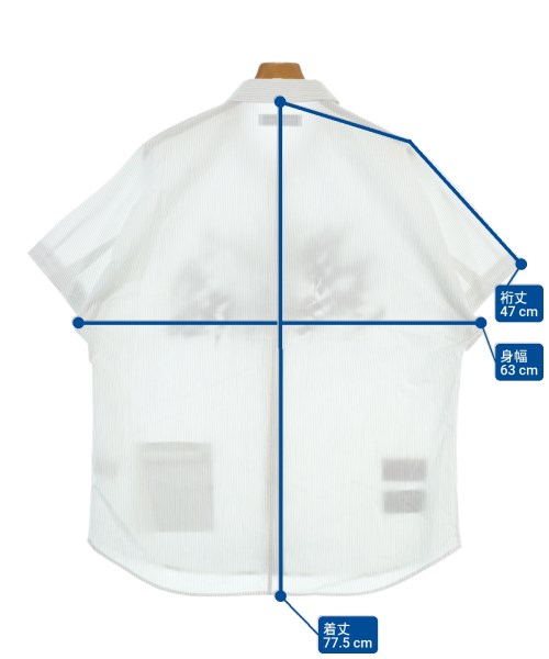 DIET BUTCHER SLIM SKIN（ダイエットブッチャースリムスキン）カジュアルシャツ 白 サイズ:2(M位) メンズ/2200661837573