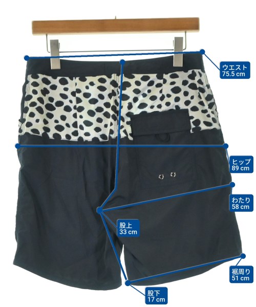 DIET BUTCHER SLIM SKIN（ダイエットブッチャースリムスキン）ショートパンツ 紺 サイズ:2(M位) メンズ/2200690147209