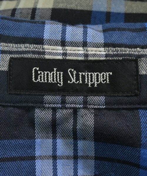 Candy Stripper（キャンディ　ストリッパー）シャツワンピース 青 サイズ:M レディース/2200614983074