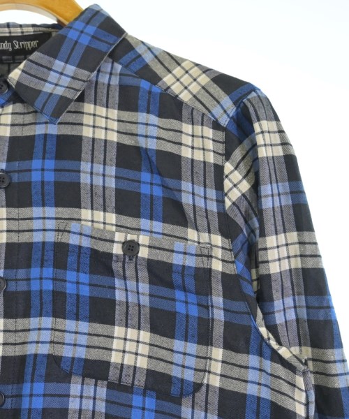 Candy Stripper（キャンディ　ストリッパー）シャツワンピース 青 サイズ:M レディース/2200614983074