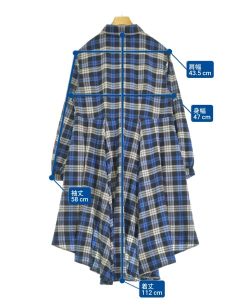 Candy Stripper（キャンディ　ストリッパー）シャツワンピース 青 サイズ:M レディース/2200614983074