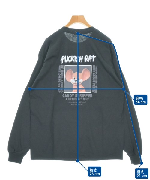 Candy Stripper（キャンディ　ストリッパー）Tシャツ・カットソー 黒 サイズ:2(M位) レディース/2200701419103