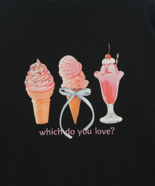 Candy Stripper（キャンディ　ストリッパー）Tシャツ・カットソー 黒 サイズ:F レディース/2200729121293